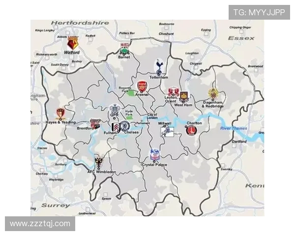 英超球队主场地图 看看各队的主场分布